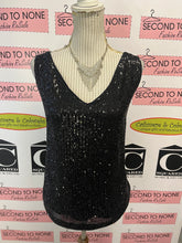 Charger l'image dans la galerie, NWT Cleo Black All Over Sequin Tank (Size XL)