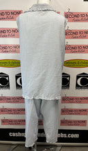 Cargar imagen en el visor de la galería, Breakfast in Bed Striped PJ Set (Size 1X)