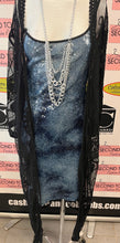 Cargar imagen en el visor de la galería, Black Sheer Cover-Up (One Size)