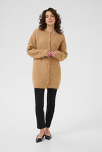 Cargar imagen en el visor de la galería, Toasted Coconut Wool Blend Long Cardigan