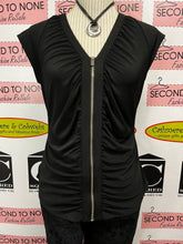 Cargar imagen en el visor de la galería, Nine West Ruched Zipper Top (Size M)