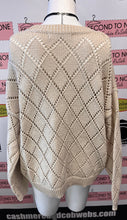 Cargar imagen en el visor de la galería, Primark Sparkly Diamond-Point Sweater (Size L)