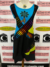 Load image into Gallery viewer, Leopards & Roses Patchwork Dress (Size L)