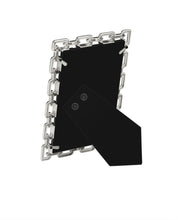 Cargar imagen en el visor de la galería, Marco de fotos con eslabones de cadena (2 tamaños/2 colores)