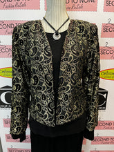 Load image into Gallery viewer, Ivanka Trump Metallic Ball Sweater (Size M)