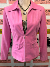 Load image into Gallery viewer, Barbie Pink Ultra-Suede Jacket (Size 8)