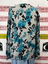 Cargar imagen en el visor de la galería, Karen Scott Floral Cardi (Size L)