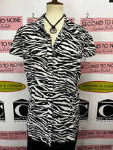 Load image into Gallery viewer, Jones New York Zebra Top (Size 3X)