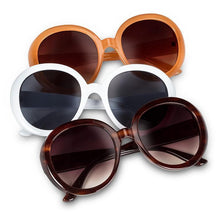 Cargar imagen en el visor de la galería, Large Round Frame Sunglasses - Sophia (3 Colors)