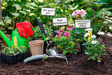 Cargar imagen en el visor de la galería, Cast Iron Plant Spike Signs (3 Different Sayings Left!)