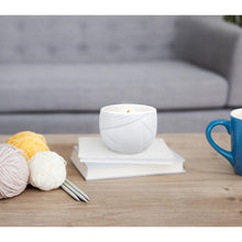 Load image into Gallery viewer, Unwind Knitting Theme Soy Reveal Candle