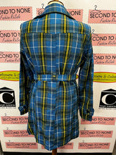 Load image into Gallery viewer, Nova Scotia Tartan Trench Coat (Size L)