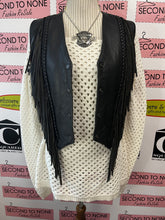 Load image into Gallery viewer, Vintage MOB Genuine Leather Biker Vest (Size M)