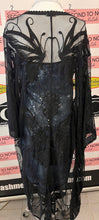 Cargar imagen en el visor de la galería, Black Sheer Cover-Up (One Size)