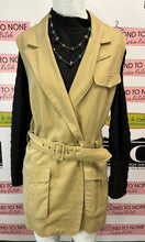 Load image into Gallery viewer, Vintage Together! Linen Long Vest (Size 10)