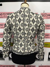 Load image into Gallery viewer, Metallic Fringe Jacket (Size 4)