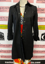 Load image into Gallery viewer, Danier Long Linen/Cotton Jacket (Size 6)