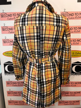 Charger l'image dans la galerie, Patrick King Thompson Camel Plaid Long Jacket (Size L- fits M)