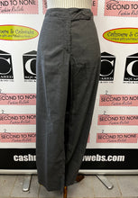 Load image into Gallery viewer, Eileen Fisher Charcoal Linen Pants (Size 6)