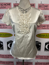 Charger l'image dans la galerie, Cleo Satin Ruffle Tee (Size S)