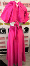 Cargar imagen en el visor de la galería, Ever New Curve Hot Pink Linen-Blend Dress (Size 18)