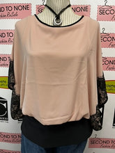 Load image into Gallery viewer, Joseph Ribkoff Lace Trim Blouse (Size 6)