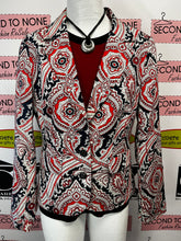 Load image into Gallery viewer, Jules & Leopold Red, White & Navy Printed Jacket (Size 10)