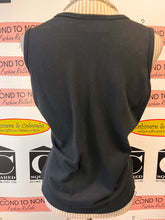 Cargar imagen en el visor de la galería, Black Bejewelled Tank Top (Size S)