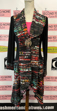 Load image into Gallery viewer, Joseph Ribkoff Funky Long Cardigan (Size 12)