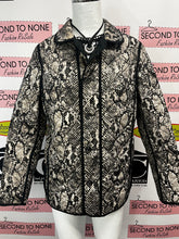 Cargar imagen en el visor de la galería, TanJay Snake Skin Print Reversible Spring Jacket (Size S)