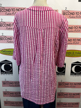 Load image into Gallery viewer, Pink Cotton/Linen Top (Size L)