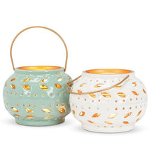 Cargar imagen en el visor de la galería, Openwork Lantern with Handle (Only 1 White Left!)