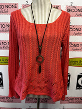Load image into Gallery viewer, Parkhurst Coral Knit Top (Size S)