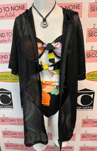Load image into Gallery viewer, Krista Hooded Mesh Cover Up (Size L)