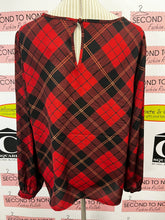 Load image into Gallery viewer, NWT Cleo Plaid Blouse (Size L)