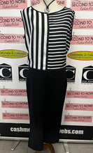Load image into Gallery viewer, Zara Striped Top Jumpsuit (Size L)