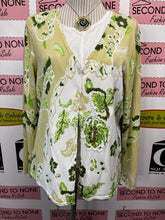 Load image into Gallery viewer, Green Beaded Cardigan (Size XL)