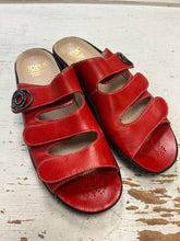 Load image into Gallery viewer, Fidelio Fabia Red Leather Sandals (Size 41=10)