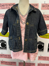 Load image into Gallery viewer, Route 66 Baby Doll Short Sleeve Denim Jacket (Size M)