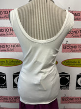 Load image into Gallery viewer, Parasuco White Studded Logo Tank (Size S)