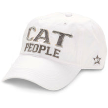 Cargar imagen en el visor de la galería, "Cat People" Unisex Baseball Hat (2 Colours)