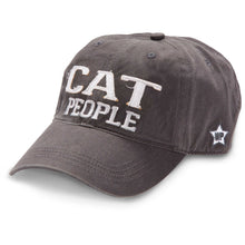 Cargar imagen en el visor de la galería, "Cat People" Unisex Baseball Hat (2 Colours)
