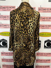 Cargar imagen en el visor de la galería, Leopard-Print Tunic Blouse (Only 1 2XL Left!)
