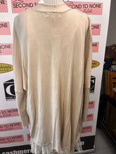 Load image into Gallery viewer, NWT Joan Vass Beige Cardigan (Size S)
