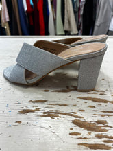 Load image into Gallery viewer, Sophie Laurent Silver Glitter Heels (Size 37=6)