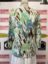 Load image into Gallery viewer, Watercolour Foliage Design Cardigan (Size L)