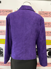 Load image into Gallery viewer, Lindor Purple Moto Style Jacket (Size 12)