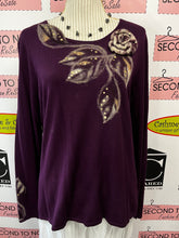 Charger l'image dans la galerie, Felted Wool Accent Sweater (Size XL)
