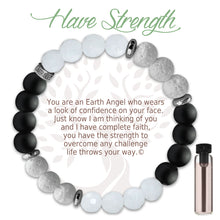 Cargar imagen en el visor de la galería, "Have Strength" Aromatherapy Bracelet (2 Colours)