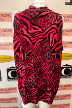 Charger l'image dans la galerie, KC Stevens Animal Print Top (Size 1X)
